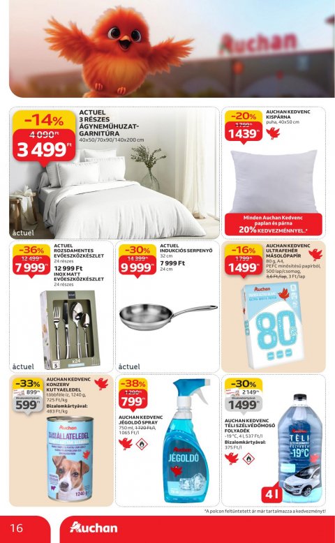 AUCHAN Hipermarket Saját márkás akciós újság