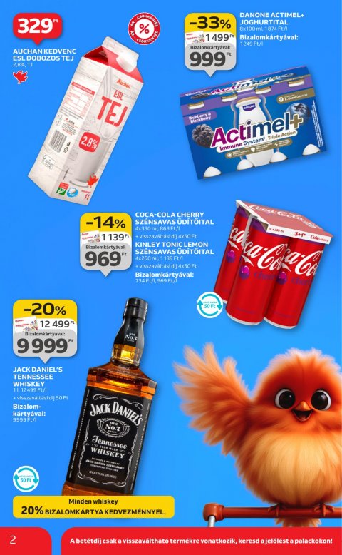 AUCHAN Szupermarket akciós újság