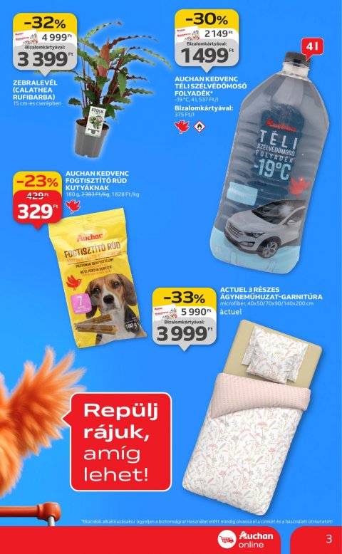 AUCHAN Szupermarket akciós újság