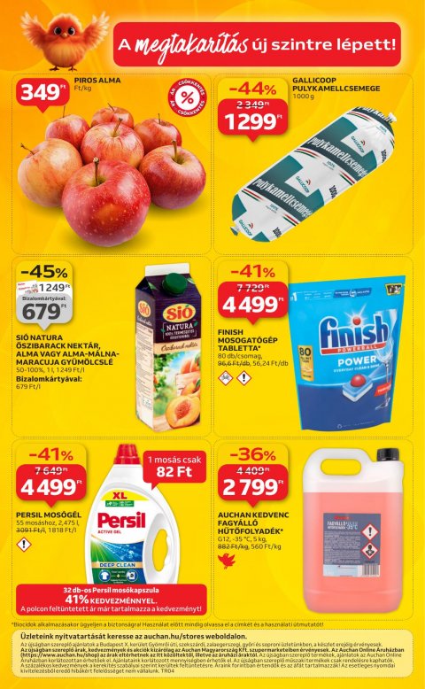 AUCHAN Szupermarket akciós újság