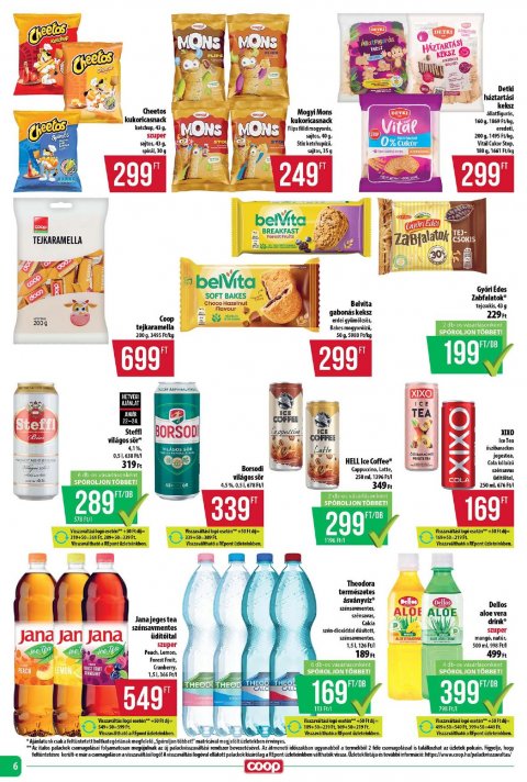 COOP Tisza akciós újság