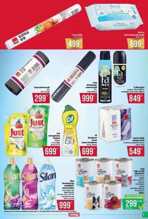 COOP Tisza akciós újság