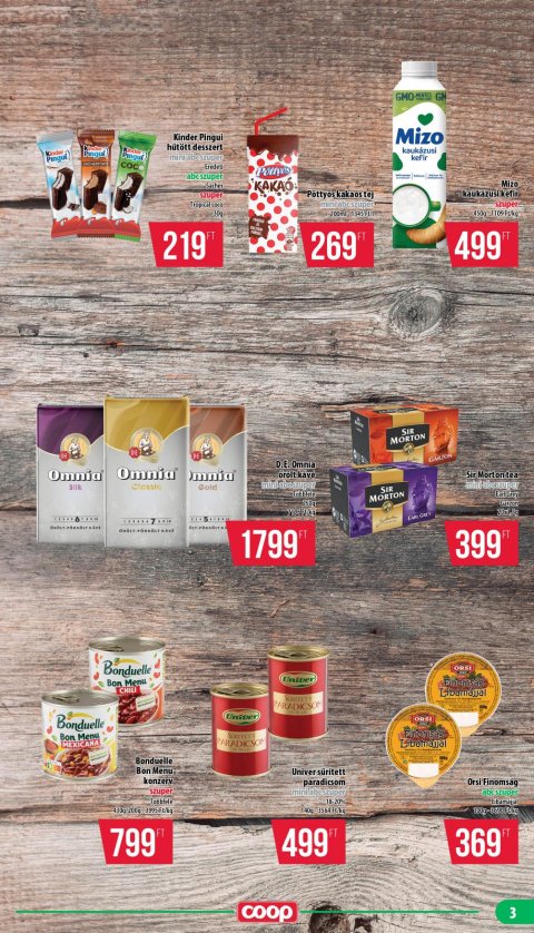 COOP Nyírzem akciós újság