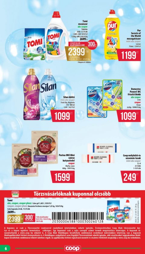 COOP Nyírzem akciós újság