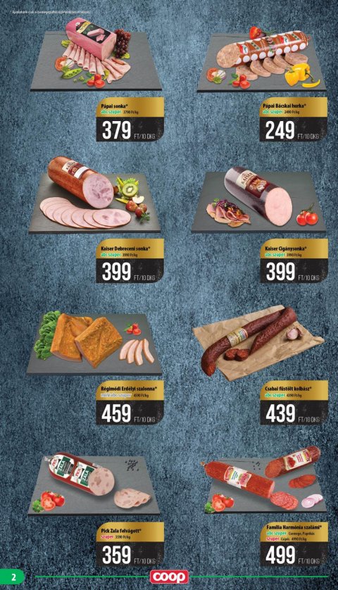 COOP Mecsek akciós újság