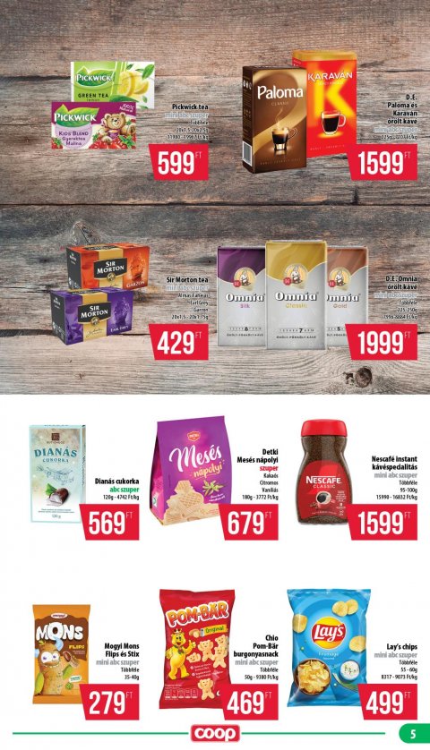 COOP Mecsek akciós újság