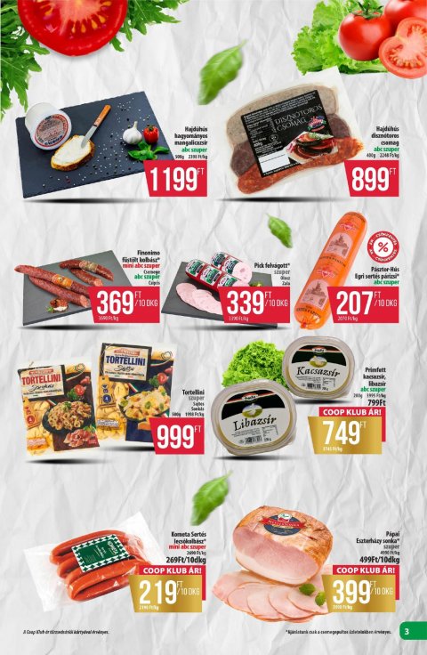 COOP Észak-Kelet akciós újság