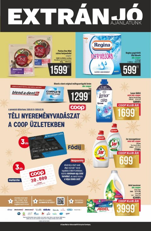 COOP Észak-Kelet akciós újság