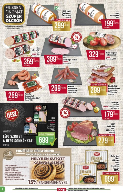 COOP Alföld akciós újság