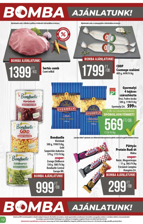 COOP Alföld akciós újság