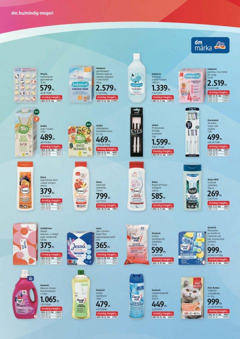 DM DROGERIE MARKT akciós újság
