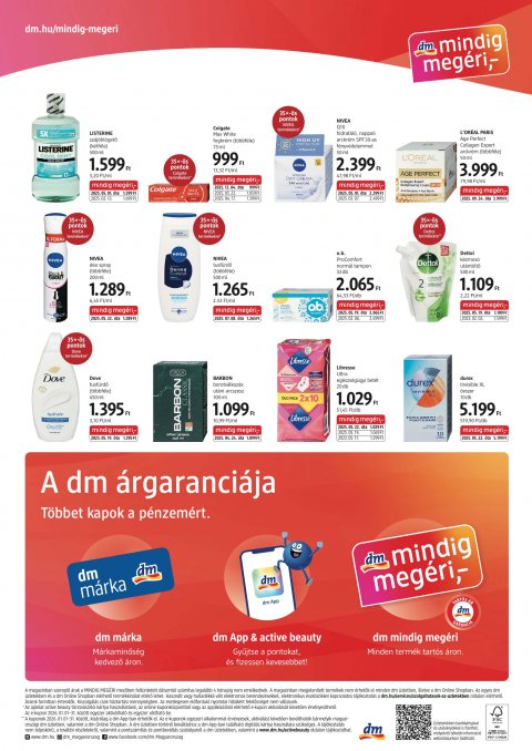 DM DROGERIE MARKT akciós újság