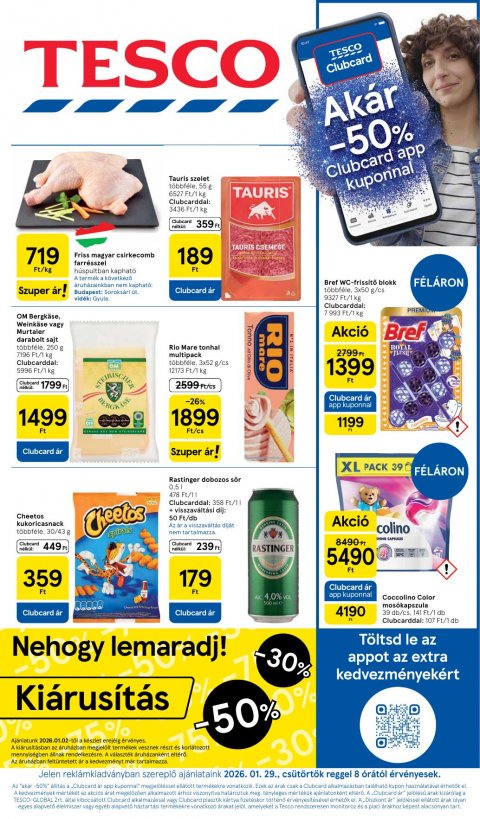 TESCO Hipermarket akciós újság od 29. 1. 2026 do 4. 2. 2026