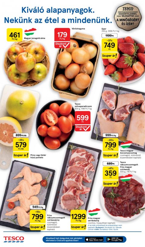 TESCO Hipermarket akciós újság