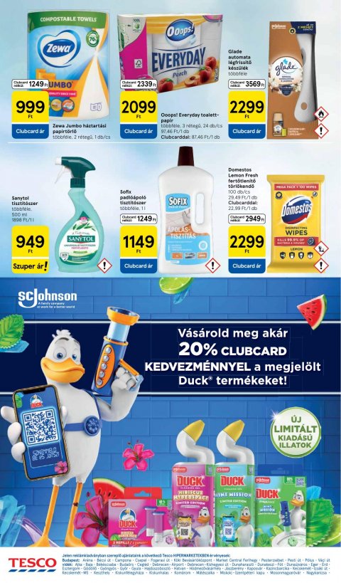 TESCO Hipermarket akciós újság