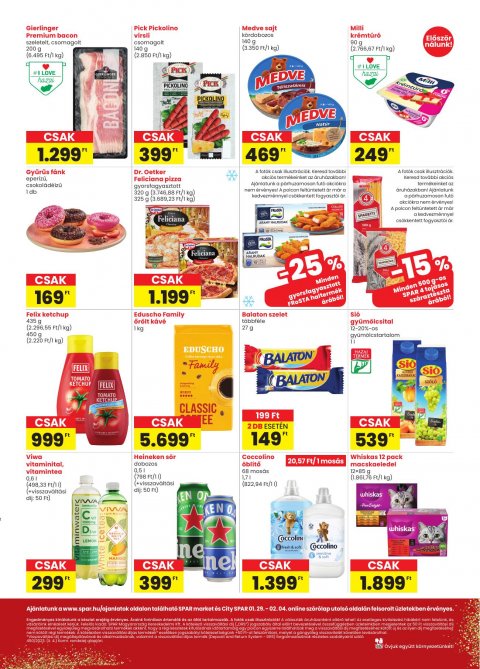 SPAR Market és City Spar akciós újság