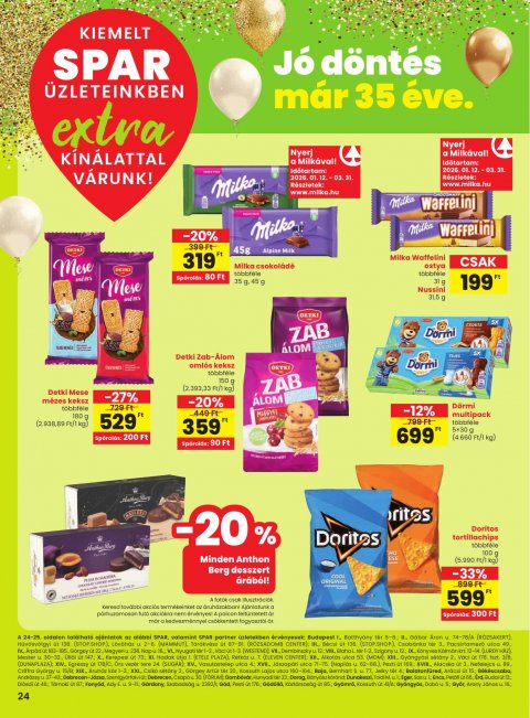 SPAR Extra akciós újság