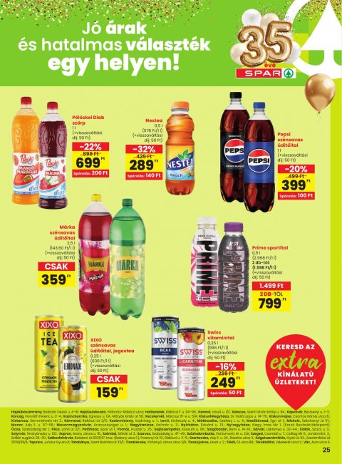 SPAR Extra akciós újság