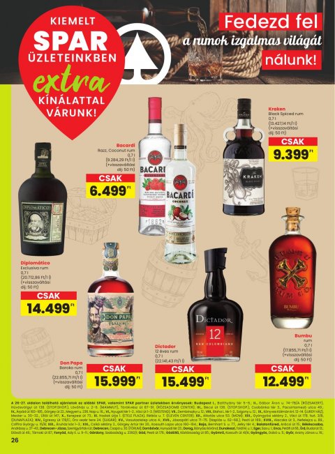 SPAR Extra akciós újság