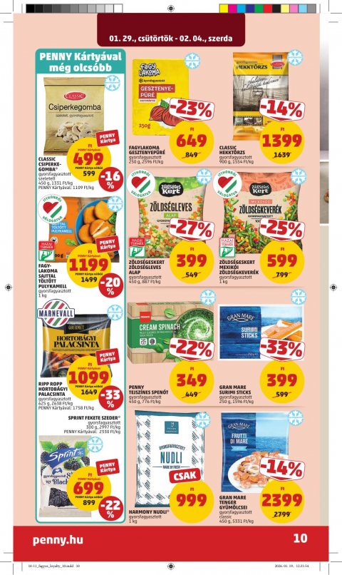PENNY akciós újság
