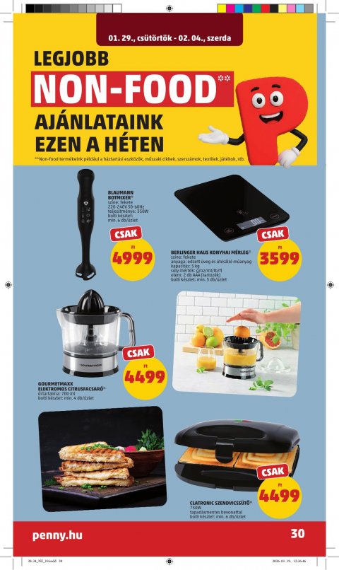 PENNY akciós újság