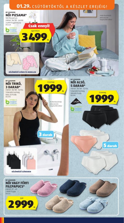 ALDI Középső sor akciós újság