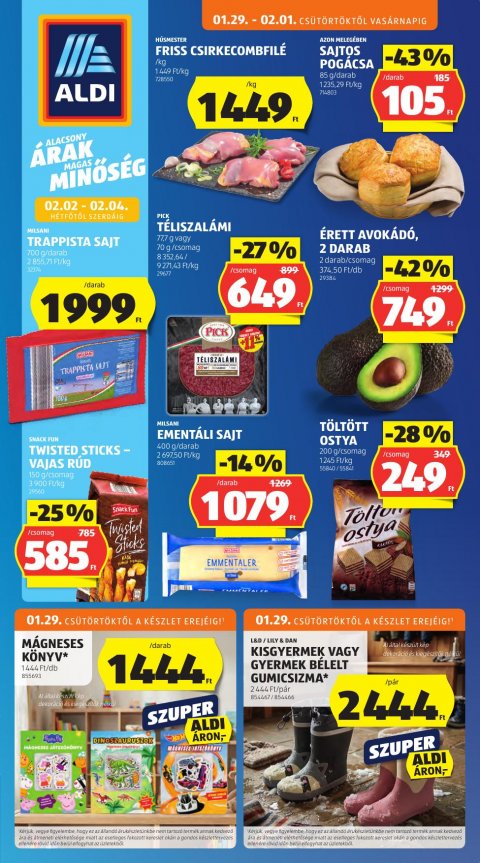 ALDI akciós újság