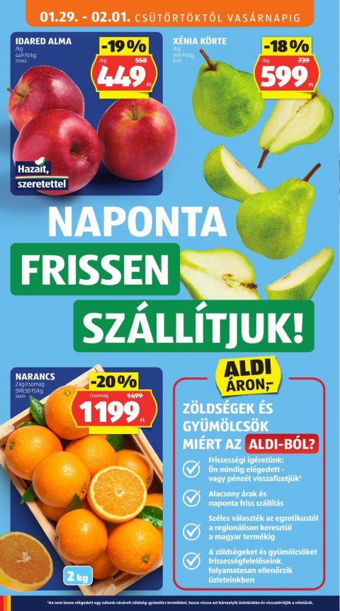 ALDI akciós újság
