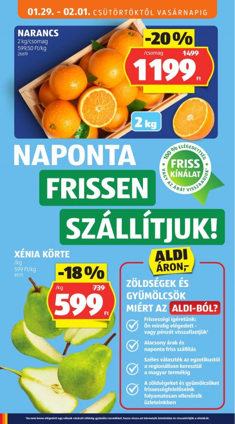 ALDI akciós újság