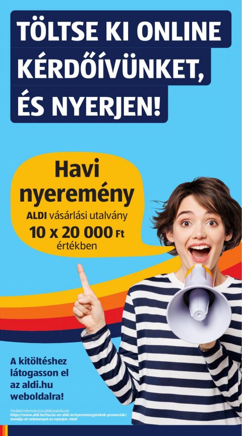 ALDI akciós újság