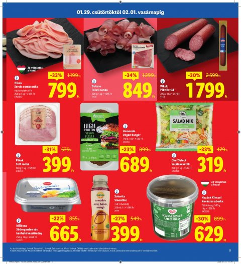 LIDL Regionális akciós újság