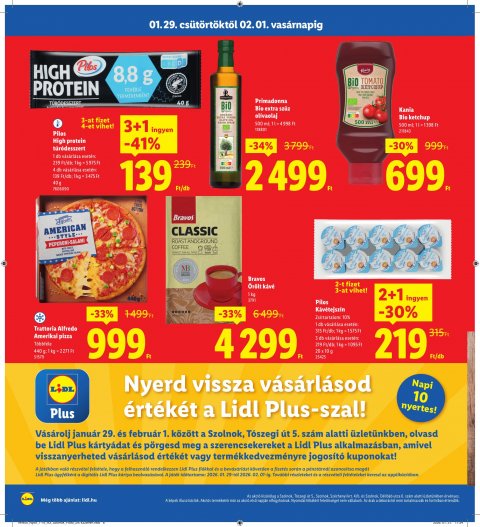 LIDL Regionális akciós újság