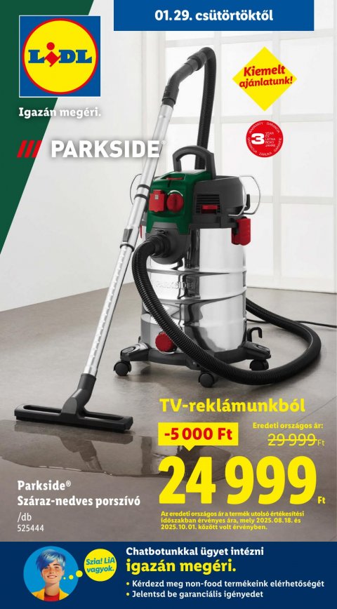 LIDL Nonfood akciós újság od 29. 1. 2026 do 29. 1. 2026