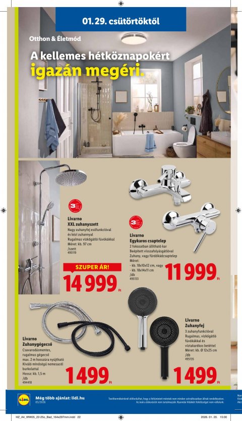 LIDL Nonfood akciós újság