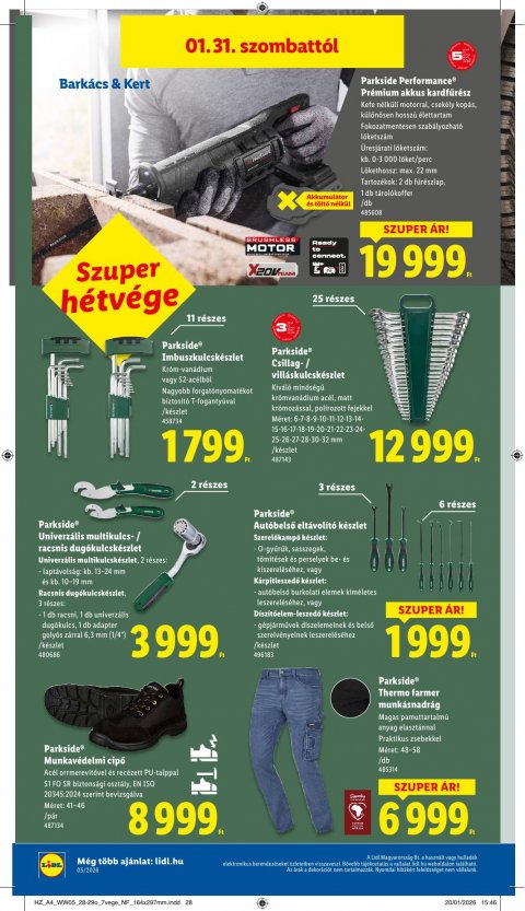 LIDL Nonfood akciós újság