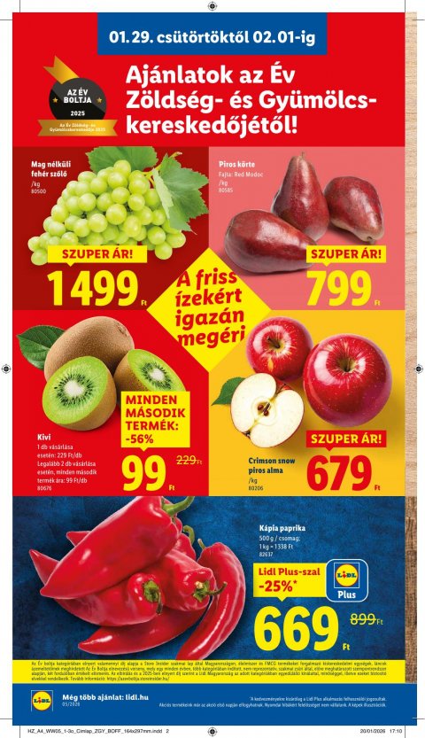 LIDL akciós újság