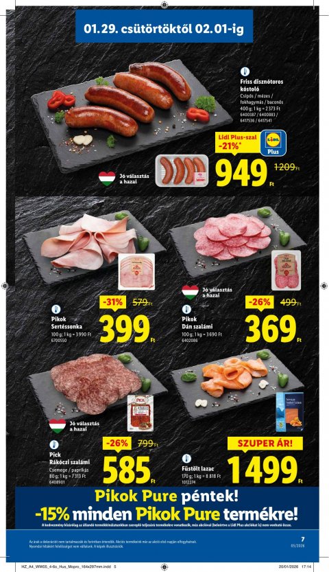 LIDL akciós újság