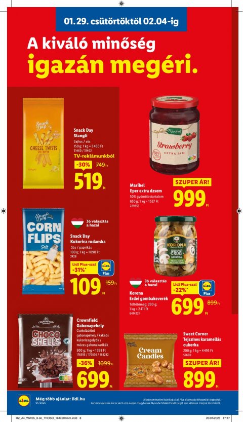 LIDL akciós újság