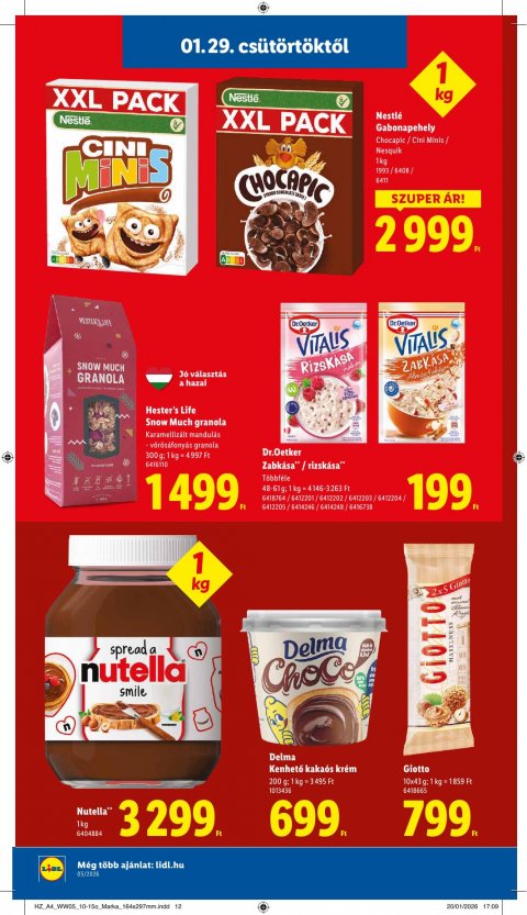 LIDL akciós újság