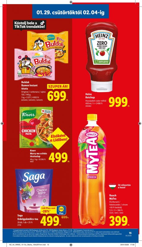 LIDL akciós újság