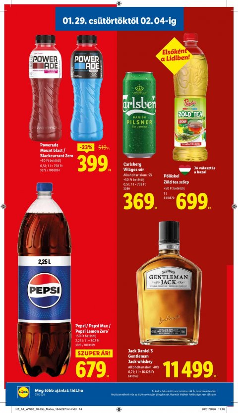 LIDL akciós újság