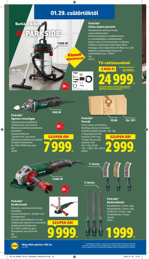 LIDL akciós újság