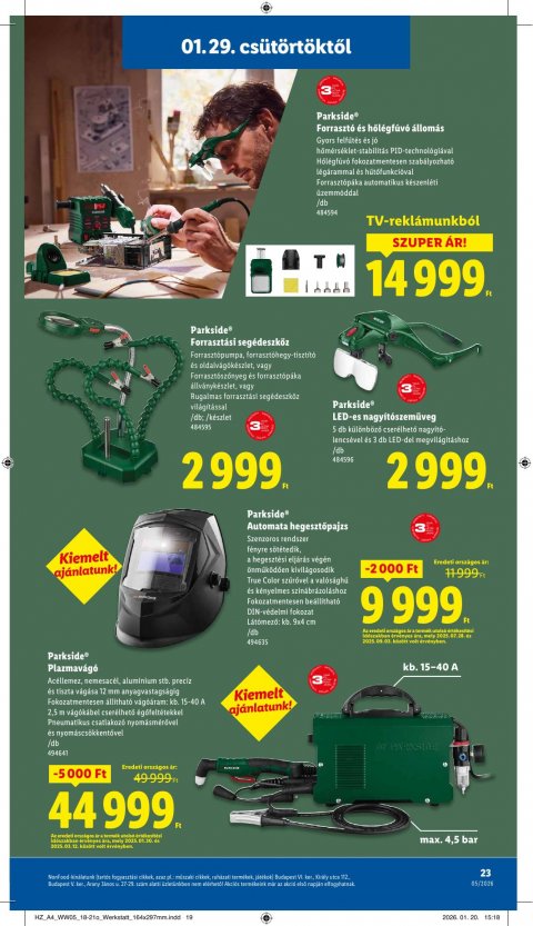 LIDL akciós újság