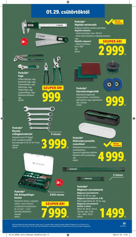 LIDL akciós újság