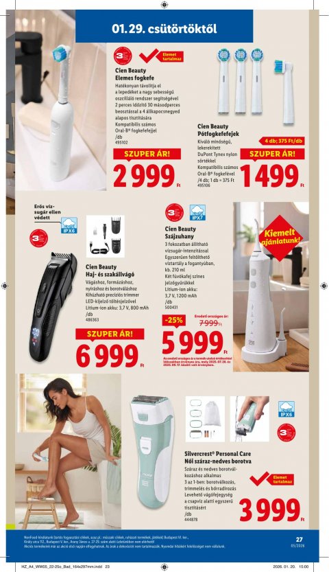 LIDL akciós újság