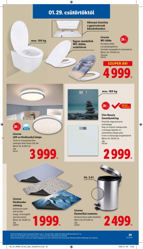 LIDL akciós újság