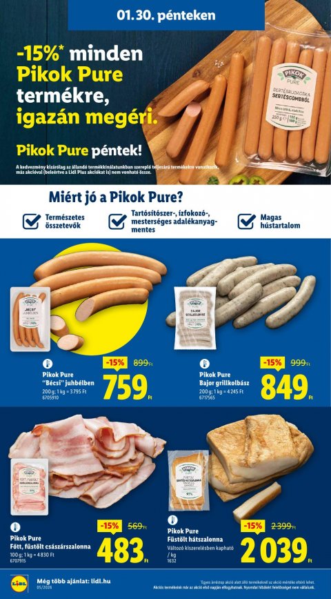 LIDL akciós újság