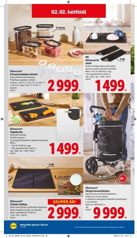 LIDL akciós újság