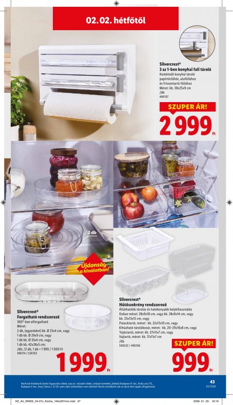 LIDL akciós újság