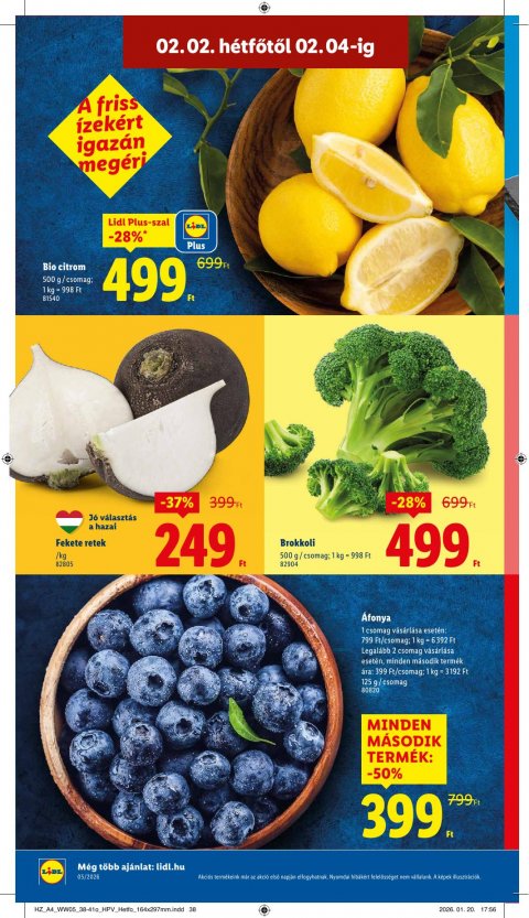 LIDL akciós újság